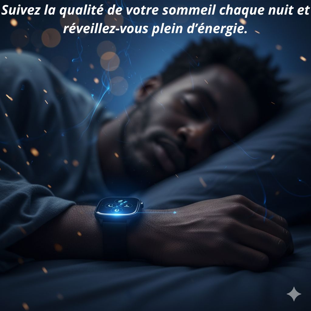 Montre Intelligente Premium OV90™ – Élégance, Santé & Performance au Poignet