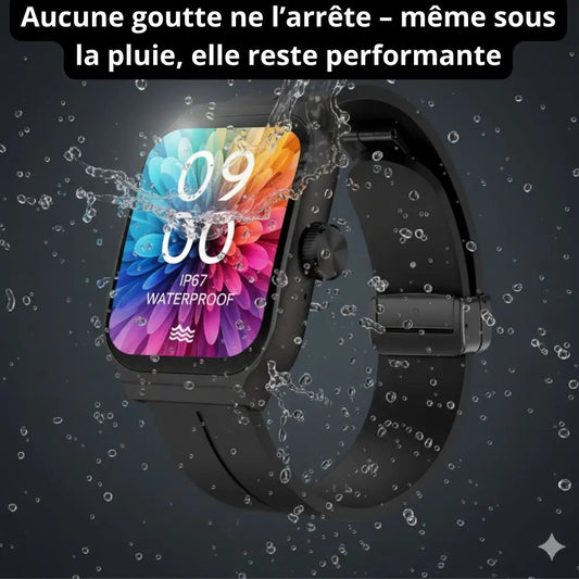 Montre Intelligente Premium OV90™ – Élégance, Santé & Performance au Poignet