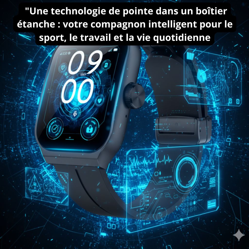 Montre Intelligente Premium OV90™ – Élégance, Santé & Performance au Poignet