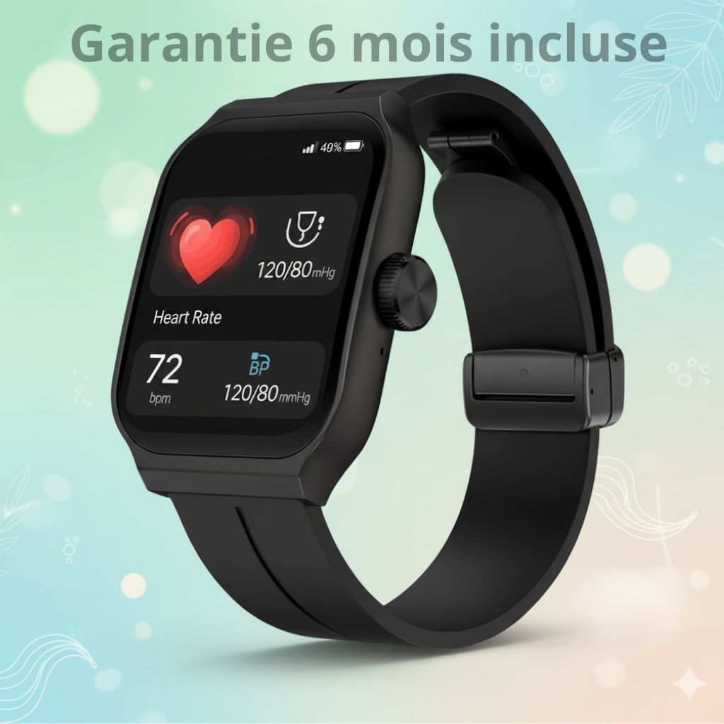 Montre Intelligente Premium OV90™ – Élégance, Santé & Performance au Poignet