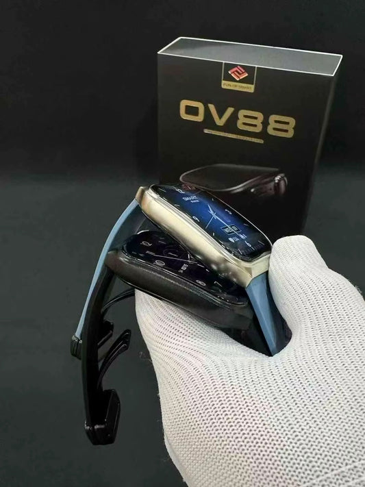 Montre Intelligente Premium OV90™ – Élégance, Santé & Performance au Poignet