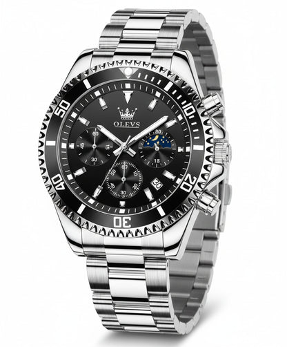 Montre Homme OLEVS Chronographe – Design Luxe