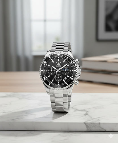 Montre Homme OLEVS Chronographe – Design Luxe