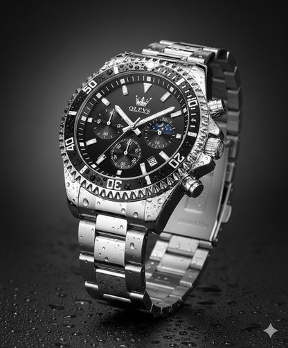 Montre Homme OLEVS Chronographe – Design Luxe