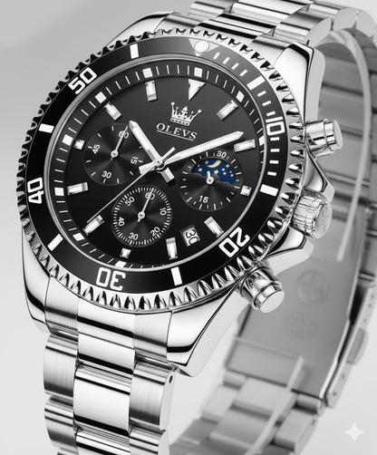 Montre Homme OLEVS Chronographe – Design Luxe